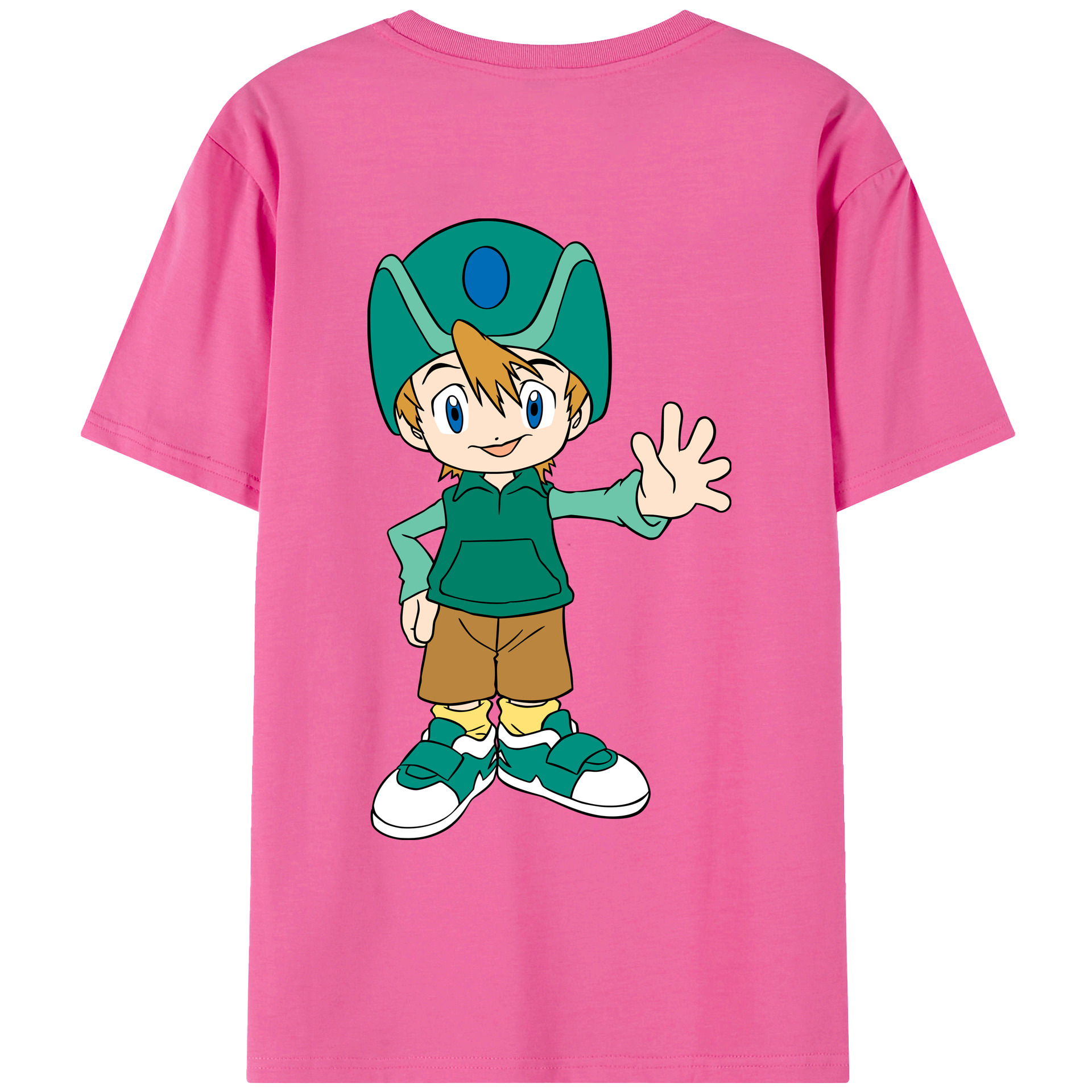 （画像用） Digimon デジタルモンスター/デジモン レディース半袖Tシャツ(バックプリント)